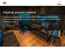 Tablet Screenshot of casafontstudio.com